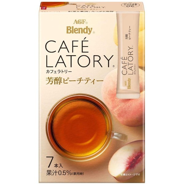 AGF Blendy Cafelatory Peach Tea Net Wt.1.60oz