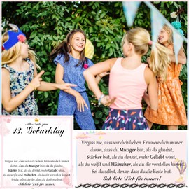 PDTU 9-16 Birthday Girl, Crown Chain Gift for Girls for Birthday, Gifts for 9-16 Birthday Teenager Girls, Cubic Zirconia, Cubic Zirconia