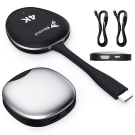 Reagle Wireless Transmitter & Receiver 4K 30Hz & 1080p 60Hz Wireless HDMI Set with 50m Range Plug & Play HDMI Radio Transmission for TV, Projector, Laptop No WiFi Required