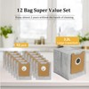 12 Pack Replacement Dust Bags Compatible with Eufy Clean G35+,