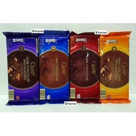 Choceur Chocolate Bar Austria Four Flavors Combo Bundle 5.29oz 150g (Pack of Four)