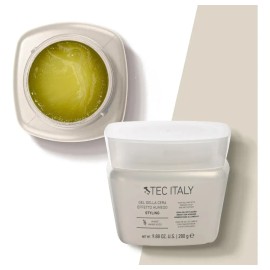 Cera Gel Fijador para Estilizar el Cabello Tec Italy Della Effetto Humedo Fijación Media 280 Gr