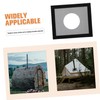 Sosoport Camping Tent Fireproof Stove Jack Kit Flame-Resistant Chimney Cover