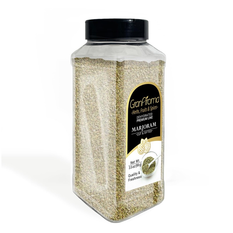 GranAroma Marjoram Cut & Sifted, French & Italian Cuisine, Savory