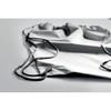 Drawstring Bag Backpack Shoulder Bag Silver Reflective Carry Bag Various