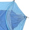 Outdoor Automatic Strut Hanging Parachute Cloth Mosquito Net AntiRollover Hammock(Sapphire