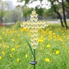 HDNICEZM Solar Cross Garden Lights Outdoor Decorative - Solar Metal