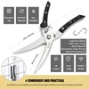 KUNIFU Poultry Shears, All Purpose Heavy Duty Kitchen Scissors For