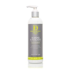 Design Essentials Natural Almond & Avocado, Moisturizing & Detangling Leave-In Conditioner, 12 Ounce