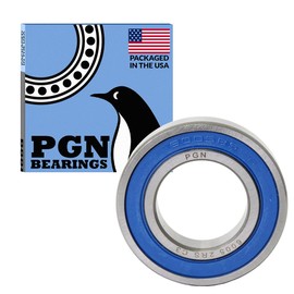 PGN (30 Pack) 6005-2RS Bearing - Lubricated Chrome Steel Sealed Ball Bearing - 25x47x12mm Bearings with Rubber Seal & High RPM Support