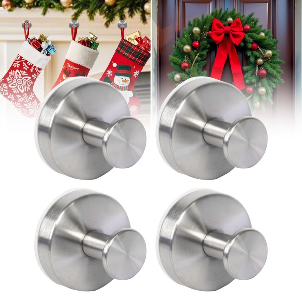 Laexepelle Suction Cup Hooks, Heavy Duty Large Stainless Steel Waterproof