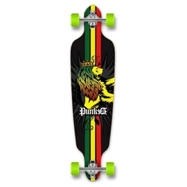 Yocaher Punked Drop Through Rasta Longboard Complete