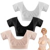 Dimeho 3 Pcs Underarm Sweat Vest, Breathable Armpit Sweat Proof