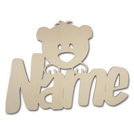 Schlummerlicht24 LED Teddy Room Night Light Teddy Bear Lamp with Name for Children Girlfriend Girls Gift Children's Room