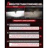 Torchbeam D1S HID Bulbs, 6000K Cool White, 150% Lighting Distance,