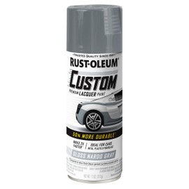 Rust-Oleum 363515 Automotive Custom Lacquer Spray Paint, 11 oz, Gloss Nardo Gray