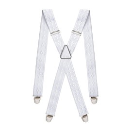 Pierrot Men's Wide and Vintage Premium Braces - Made in Germany / France - Reinforced Elastic Band with Extra Strong Metal Clips - Adjustable Length up to 130 cm - Lifetime Guarantee