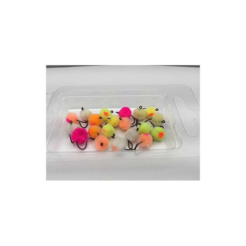BestCity Fly Fishing Super Glo Bug Egg FLIES For Trout