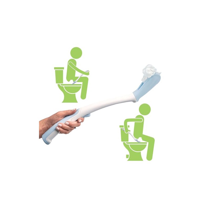 Juvo Toilet Aid - Personal Bottom Wiping Tool, Bathroom Mobility