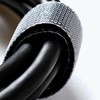ISOLATECH Pack of 100 Black Cable Ties, Velcro Cable Ties,