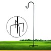 XDW-GIFTS Shepherd-Hooks Adjustable Lantern Plant-Hook Garden-Stake - 45 Inch Plant