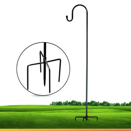 XDW-GIFTS Shepherd-Hooks Adjustable Lantern Plant-Hook Garden-Stake - 45 Inch Plant Stand Hanger for Outdoor Flower Basket Hanger Weddings Décor