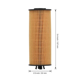 57526 Lube Filter Cartridge Compatible with Ram 1500/Durango 3.6L V6 & 5.7L V8 Replaces 68079744AD 68079744AB LF16421 P7492