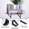 6 Pack Heavy Duty Shelf Brackets, 90 Degree Right Angle