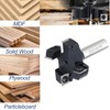 Slab Flattening Router Bit 1/2 Shank, 4-Flute 2" Cutting Dia,