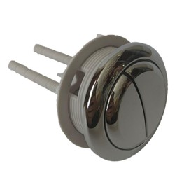 Chrome Dual Flush Toilet Flush Top of Tank Button (58-mm) (4-inch rods) by Nuflush