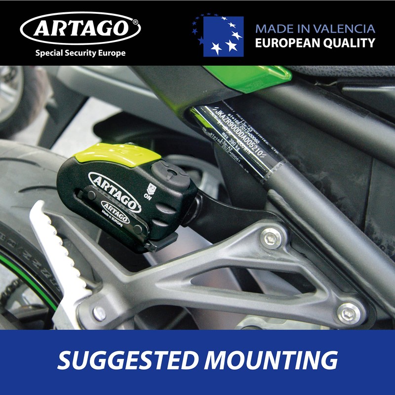 Artago K403 30X14 and 30X10 Universal Removable Footrest Mount