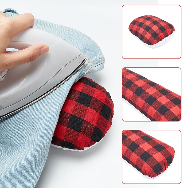 WEBEEDY Tailors Ham and Sleeve Roll Set for Sewing Tailors