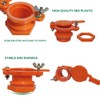 Honey Gate Valve 2pcs Extractor Tap for Honey Bucket Spout