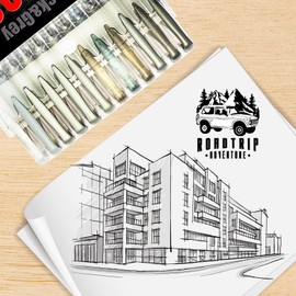 ZZWUAPT Grey Gel Pens for Coloring Book,36 Color Gel Pens Set including 12 Color Gel Pen with 24 Refills,40% More Ink Colored Gel Pens for Drawing, Doodling, Scrapbook, Journaling