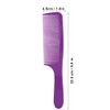 6pcs Barber Shop Curved Haircut Comb Hairdressing Cutting Comb with