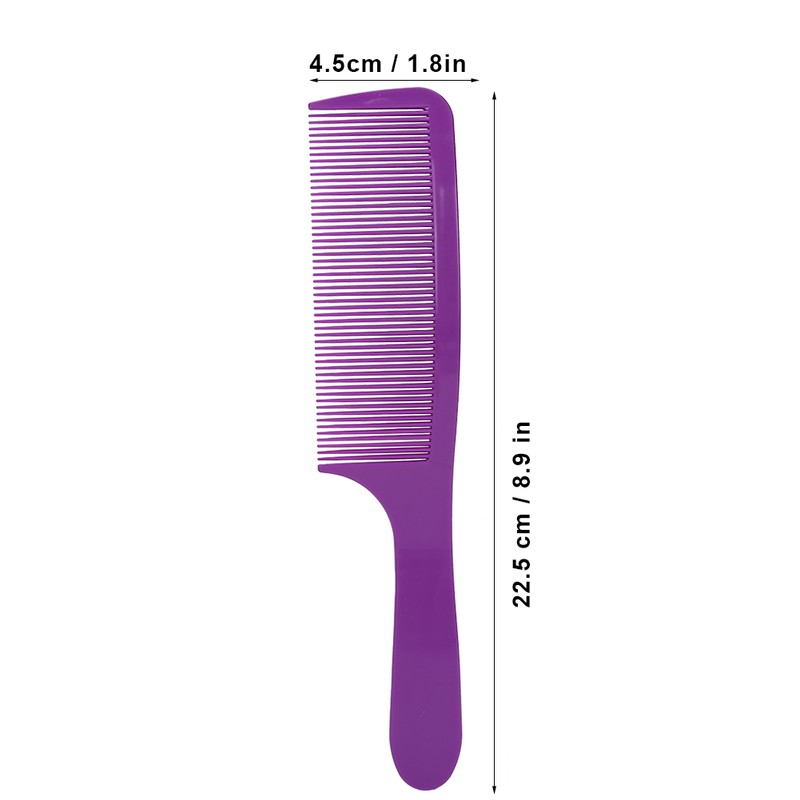 6pcs Barber Shop Curved Haircut Comb Hairdressing Cutting Comb with