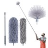 IVYROLL Cobweb Duster with Extension Pole, 100'' Ceiling Duster Kit