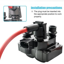 MAS Set of 2 Ignition Coil Pack & 8 Pcs Spark plug Wire Set Compatible with Ford Mercury Lincoln Contour E-150 Escort Explorer Mustang Ranger Town Car Mark VIII 4.6L V8 Replacement for FD487 DG530