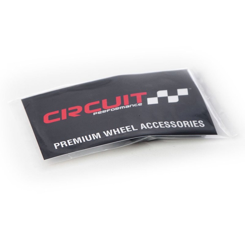Circuit Performance VC5 Series Black Aluminum Valve Stem Caps (Set