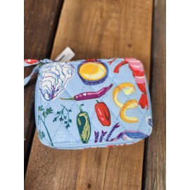 Vera Bradley Travel Pill Case Seafood Boil NWT Organizer Crab