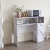FUNROLUX Buffet Cabinet with Storage, Sideboard for Storing Folding Table,