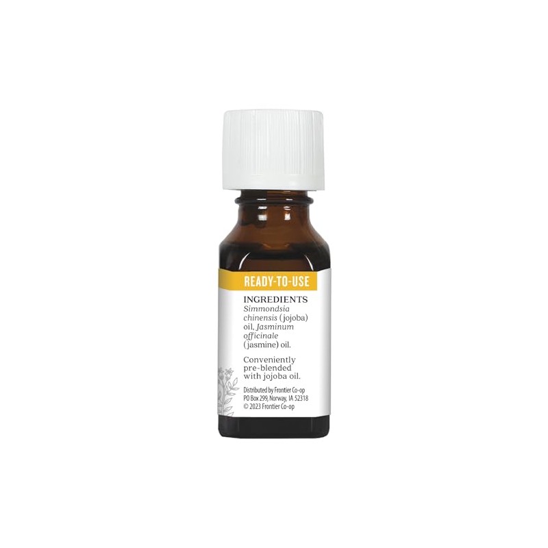Precious Essentials Oil Jasmine Absolute w/Jojoba Aura Cacia 0.5 oz
