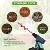 Auger Drill Bit for Planting Set of 4, Garden Auger