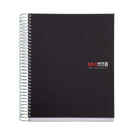 Miquelrius 8-subject Lined Poly Spiral Notebook 8.5 x 11 400 Pages