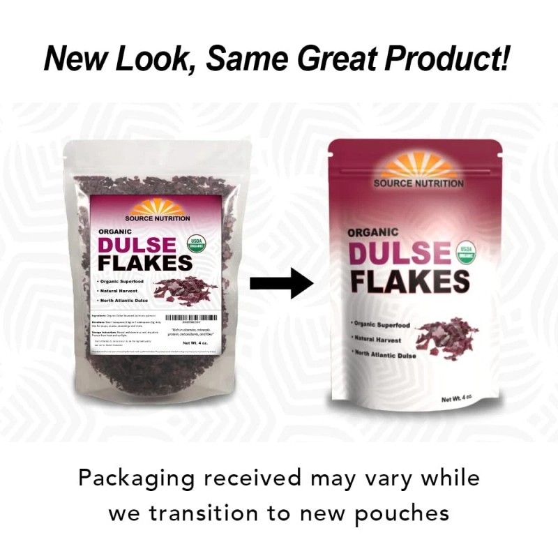 Tradeking Organic Dulse Flakes - Sun Dried, Wild Crafted, North