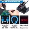 WEP 8858-V Hot Air Rework Station Kit with Compact Size,