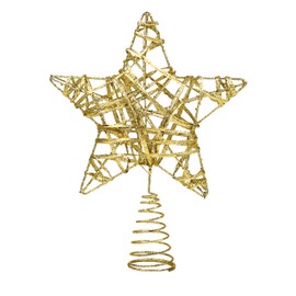 Lezevn Christmas Tree Top Star Christmas Tree Top Star Glitter Tree Topper Star Xmas Trees Top Decoration Glitter Star Ornament