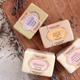 Marius Fabre 갤러리아 마리우스파브르 마르세유 비앙에뜨르 비누 100g 4종 향 선택 Galleria Marius Fabre Marseille Bien-être Soap 100g Choice of 4 Scents