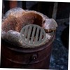 NOLITOY Round Fire Pit Grate Round Grate for Indoor Outdoor