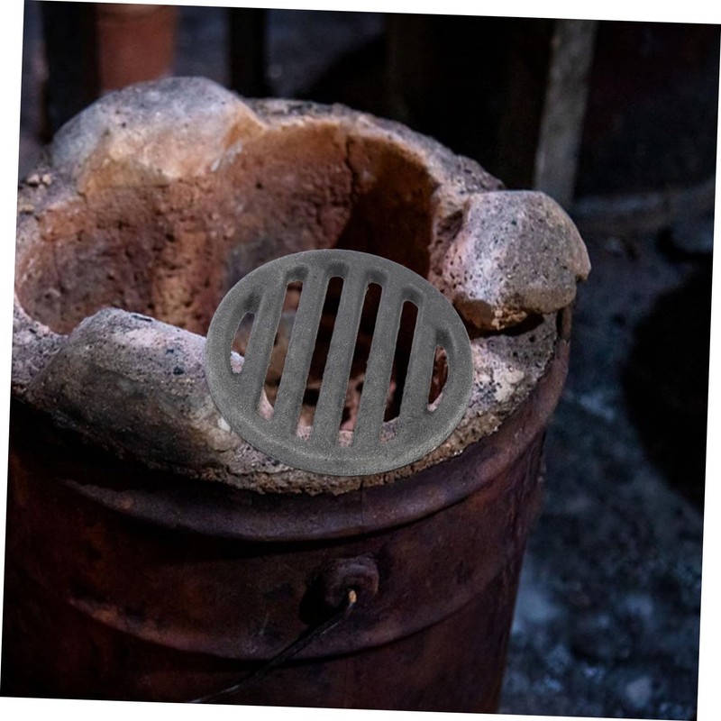 NOLITOY Round Fire Pit Grate Round Grate for Indoor Outdoor